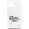 Miami Vibes Collection Custodia per iPhone 13 Miami, Florida, spiaggia, skyline città, palme, sole