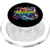 Regali dello Stato del Michigan & Co. Orizzonte del Michigan dello stato degli Stati Uniti PopSockets PopGrip per MagSafe