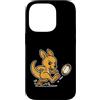 kangaroo rugby kicking mascot cartoon ki Custodia per iPhone 14 Pro Canguro Rugby calcio cartone animato
