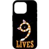 Kitten little cat pet animal cute Custodia per iPhone 16 Pro Cat Nine Lives - Sciarpa con orecchie di gatto