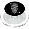 Grandio Design Vintage Tarot Cards King Faraone Evil Zombie Skull Astrologia Tarocchi PopSockets PopGrip per MagSafe