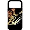 Magliette de Tifoso di lacrosse Custodia per iPhone 17 Pro Max Giocatore di lacrosse retrò