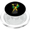 1962 Jamaica Independence Day Jamaica Fl Giamaica pugno Giorno dell'Indipendenza Giamaicana Pride Bandiera Giamaica PopSockets PopGrip per MagSafe
