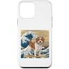 Maltipoo Puppy Lover PS Custodia per iPhone 12 mini Maltipoo giapponese Kanagawa Wave Surf amante dei cani