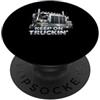 Continua a guidare su Big Rig Trucker Vi Continua a Truckin Semi Truck Driver Big Rig Vintage Trucker PopSockets PopGrip Adesivo