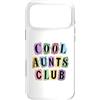 Cool Aunty Society Custodia per iPhone 17 Pro Max Cool Aunts Club, divertenti note di riscatto a forma di zia leopardata