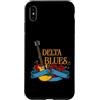 Delta Blues or Birthplace of Blues and R Custodia per iPhone XS Max Blues chitarrista e fan della musica rock o Delta Blues