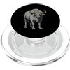 Wildlife Apparel & Co. Africa e animali marini - Cape Buffalo PopSockets PopGrip per MagSafe
