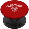 Maglietta Repubblica Ceca Cesko Repubblica Ceca Praga Ceská PopSockets PopGrip Adesivo
