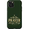 Faith Revival Studio Custodia per iPhone 11 Pro La preghiera cambia le cose Fede cristiana Croce Montagne