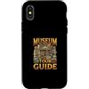 Museum Curator Museum Designs Custodia per iPhone X/XS Guida turistica dei musei
