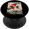 Japanese UFO Abduction Funny Anime Shirt Divertente Furetto UFO Rapimento Grande Onda Kanagawa Anime Furetto PopSockets PopGrip Adesivo