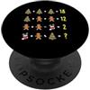 Regali Natale Matematica & Enigmi Divert Enigma Matematica Natale Ugly Christmas Sweater Nerd PopSockets PopGrip Adesivo