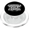 Cornhole Is My Cardio Cornhole Merch Cornhole Player Bean Bag Lancio Gioco E Tavolo Design PopSockets PopGrip per MagSafe