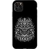 Norse Mythology Viking Winter Skadi Custodia per iPhone 11 Pro Max Skadi Dea invernale norrena vichinga teschio runa