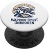 Fight Colorectal Cancer North Viking War Corvo del cancro colorettale - Spirito guerriero ininterrotto - Norreno PopSockets PopGrip Adesivo