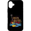 Delta Blues or Birthplace of Blues and R Custodia per iPhone 16 Plus Blues chitarrista e fan della musica rock o Delta Blues