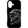 T-Shirts de Box Lacrosse Custodia per iPhone 17 Schizzo del giocatore di lacrosse