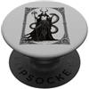 Demonique Tees and Ars Goetia Demon Gift Rivelato il custode dei segreti Andromalius PopSockets PopGrip Adesivo
