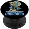 Fight Prostate Cancer North Viking Warri Combattere il cancro alla prostata - Spirito guerriero ininterrotto norreno PopSockets PopGrip Adesivo