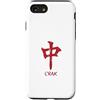 Bestees Men Woman's Social Club Pung Cho Custodia per iPhone SE (2020) / 7/8 Mahjong Lovers Crak Red Dragon Simbolo Piastrelle Dots Bam Kung