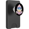 Bookworm Teacher Theme Library Reader Gr Baby Fox Libro Aperto Lettura Animale Amante Grafico Ritr PopSockets PopWallet per MagSafe