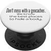 Geocache Hobby Gifts Geocaching Apparel Non scherzare con Geocacher Il posto migliore Nascondi il geocaching del corpo PopSockets PopGrip Adesivo
