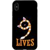 Kitten little cat pet animal cute Custodia per iPhone XS Max Cat Nine Lives - Sciarpa con orecchie di gatto