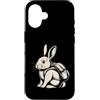 Back To School Bunny Backpack Rabbit Custodia per iPhone 16 Carino Aula Avventura Coniglio Con Zaino