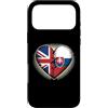 Souvenirs British Lover Gifts Custodia per iPhone 17 Pro Max Half Slovak British Roots UK Slovakia United Kingdom