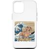 Dachshund Puppy Lover PS Custodia per iPhone 12/12 Pro Bassotto giapponese Kanagawa Wave Surf amante dei cani