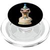 Funny Cute Birthday Boy Birthday Girl Ki Festa di compleanno di struzzo cappello e candela celebrazione PopSockets PopGrip per MagSafe