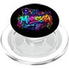 Doni dello stato del Minnesota & Co. Orizzonte del Minnesota dello stato degli Stati Uniti PopSockets PopGrip per MagSafe