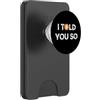 Fraxoweb Bitcoin ti ho detto così divertente BTC Coin Crypto Currency Trader PopSockets PopWallet per MagSafe