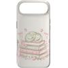 Dragon Bookstack Fantasy Apparel Custodia per iPhone Air Cute Dragon Books Fantasy Reading, amante dei libri a pastello
