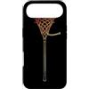 T-Shirts Grafiche de Amante del lacrosse Custodia per iPhone Air Bastone da lacrosse retrò