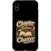 Jimbeels Custodia per iPhone XS Max Umorismo Capitolo Prima Chiacchiere