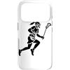 Magliette de Box Lacrosse per Ragazze Custodia per iPhone 17 Pro Schizzo della ragazza del lacrosse