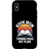 Book Lover Library Bookworm Books Custodia per iPhone X/XS Prenota Mamma Girare Pagine Non Piani