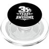 Awesome Soccer Football Birthday Party A 3 ° compleanno ragazzo calcio 3 anni di essere fantastico calcio PopSockets PopGrip per MagSafe