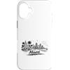 Miami Vibes Collection Custodia per iPhone 16 Plus Miami, Florida, spiaggia, skyline città, palme, sole