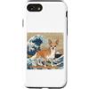 Chihuahua Puppy Lover PS Custodia per iPhone SE (2020) / 7/8 Chihuahua giapponese Kanagawa Wave Surf Amante dei cani