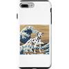 Dalmatian Puppy Lover PS Custodia per iPhone 7 Plus/8 Plus Dalmata Giapponese Kanagawa Onda Surf Amante Del Cane