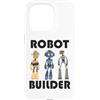 Robots, Space Tech and Robotics Custodia per iPhone 15 Pro Robot Costruttore Robot