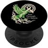 Fight Lung Cancer North Viking Warrior Cancro ai polmoni del corvo vichingo - aumento attraverso la tempesta - Cancro PopSockets PopGrip Adesivo