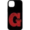 Monogram Gift Ideas Custodia per iPhone 14 Plus Monogramma G Regalo