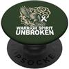 Fight Lung Cancer North Viking Warrior Cancro ai polmoni del corvo vichingo - Spirito guerriero ininterrotto - Cancro PopSockets PopGrip Adesivo