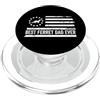 Best Dad Ever Father's Day Dad Birthday Ferret US Bandiera Americana Patriottica Retro PopSockets PopGrip per MagSafe