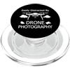 Drone Obsession Aerial Photo Hobby Gifts Distratto da Droni Fotografia Aerea Professionale PopSockets PopGrip per MagSafe
