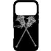 T-Shirts de Intercrosse Custodia per iPhone 17 Pro Schizzo dei bastoni da lacrosse